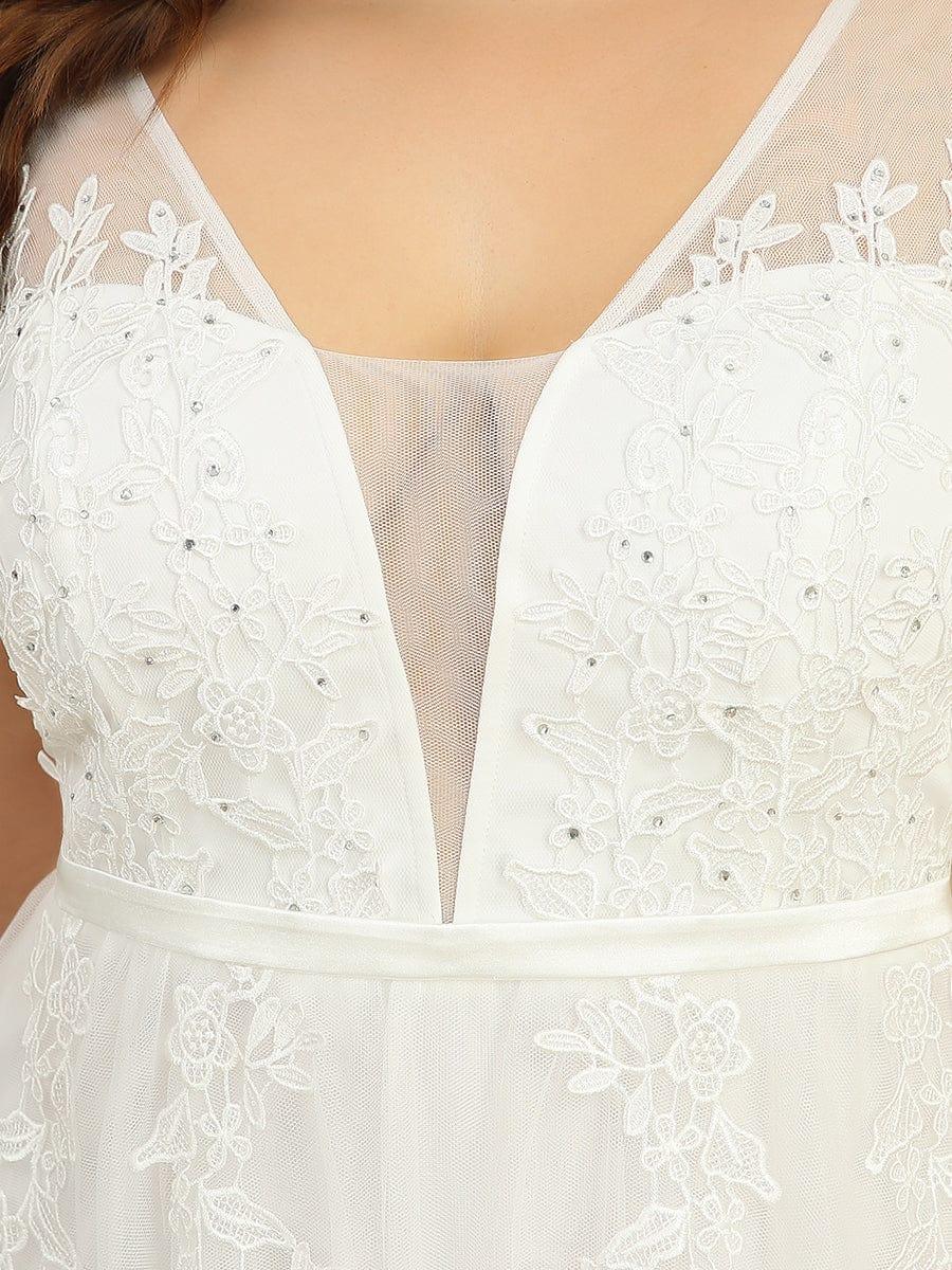 Maxi Long Elegant Ethereal Tulle Evening Dress #color_White