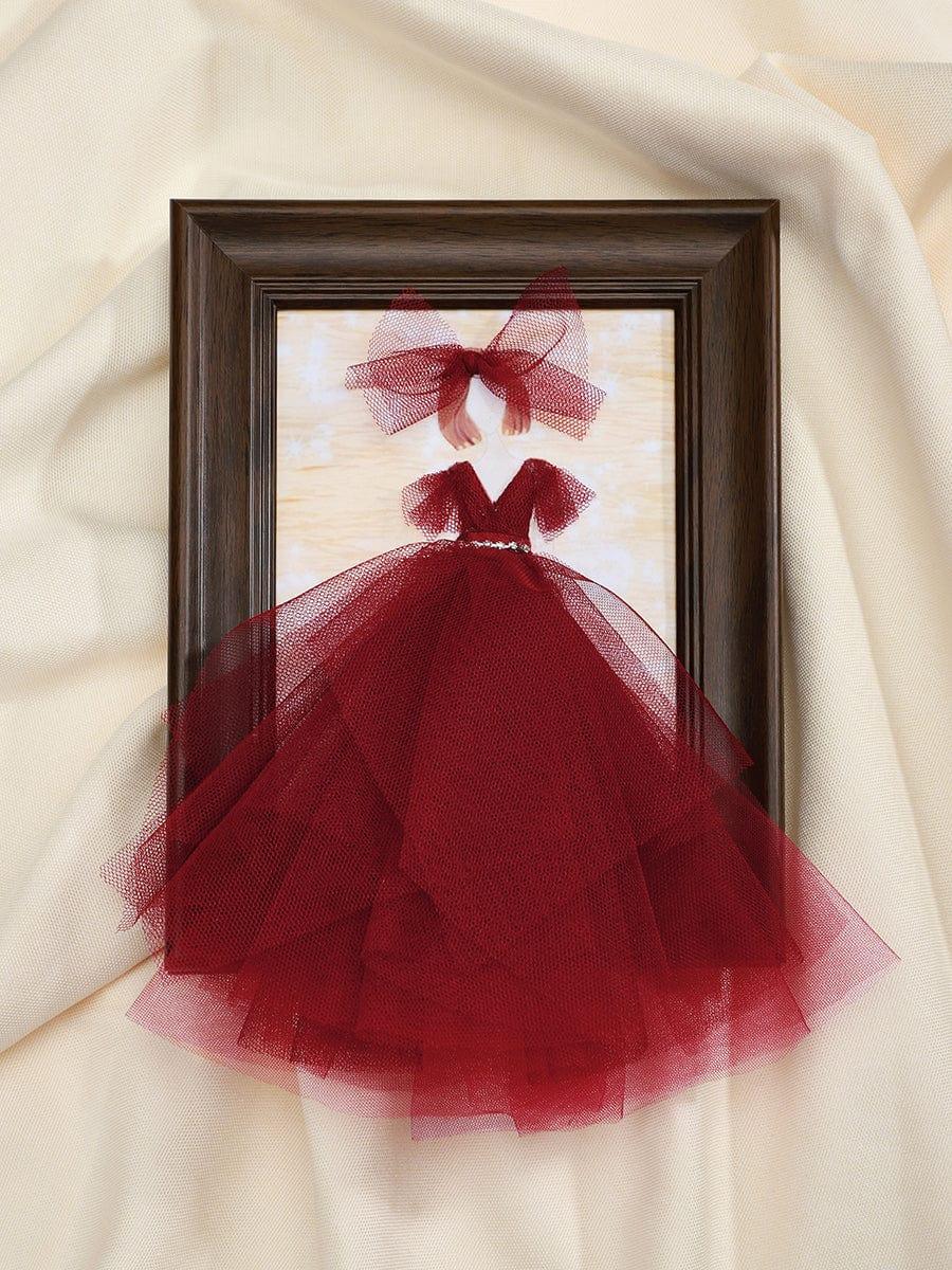 3D Dress Shadow Box Frame Decoration
