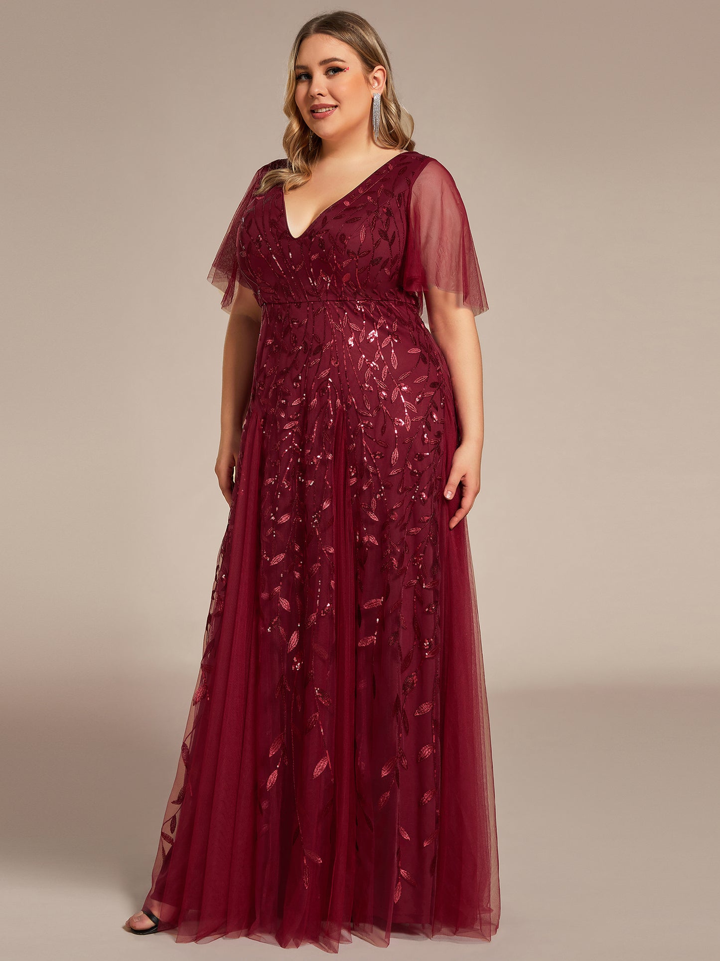 Plus Size Floor Length Formal Evening Gowns for Weddings Wholesale EE00736