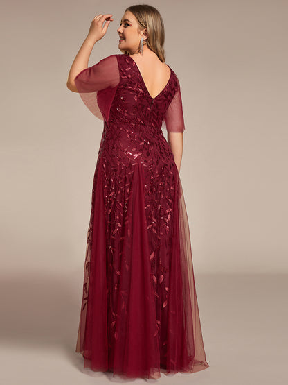 Plus Size Floor Length Formal Evening Gowns for Weddings Wholesale EE00736