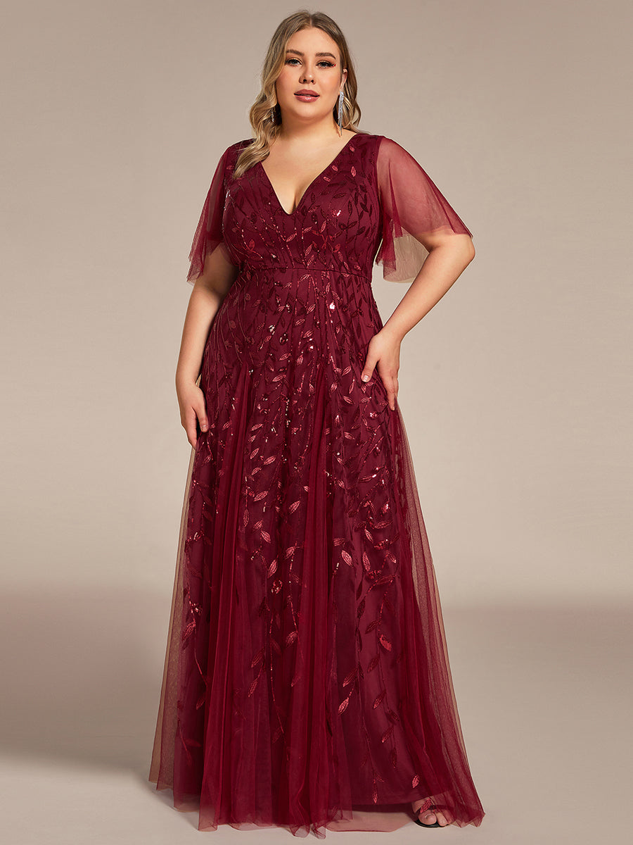 Plus Size Floor Length Formal Evening Gowns for Weddings Wholesale EE00736