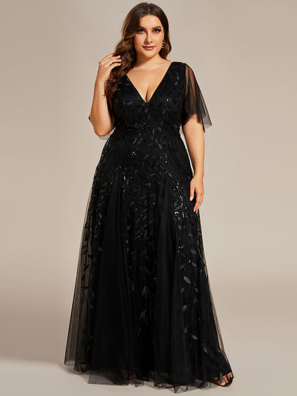 Plus Size Floor Length Formal Evening Gowns for Weddings Wholesale EE00736