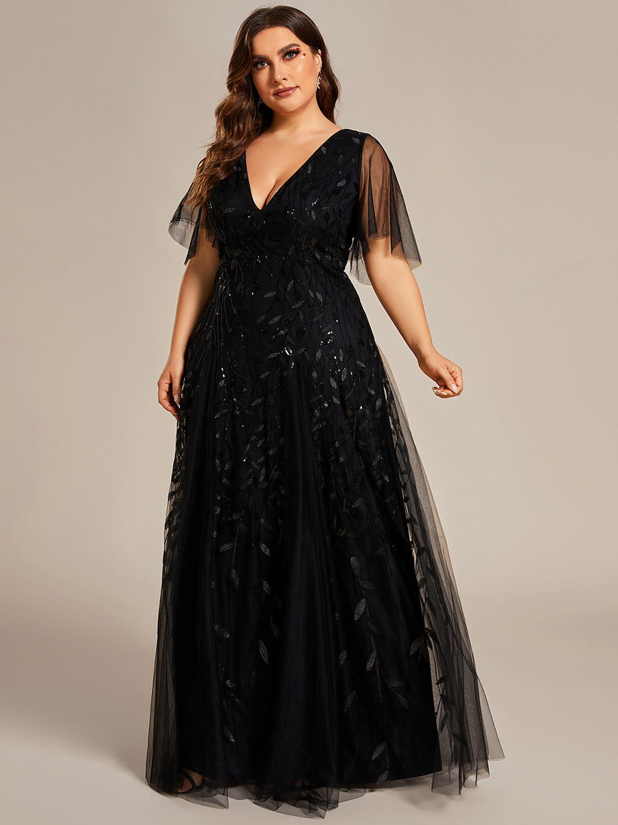 Plus Size Floor Length Formal Evening Gowns for Weddings Wholesale EE00736