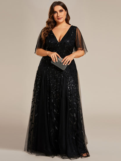 Plus Size Floor Length Formal Evening Gowns for Weddings Wholesale EE00736